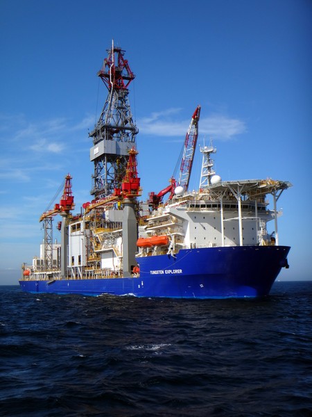 Total announces the arrival of the drillship to carry the operations of the 1st exploration well on Block 4